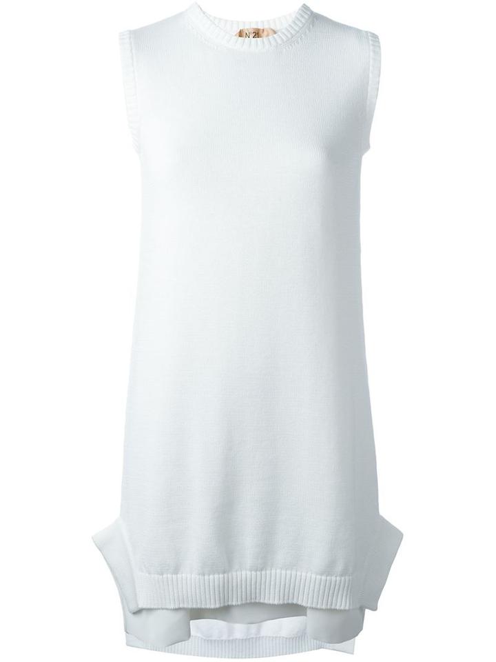 No21 Double-layered Knit Dress