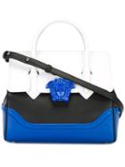Versace - Colourblock Satchel Bag - Women - Leather - One Size, Women's, Blue, Leather