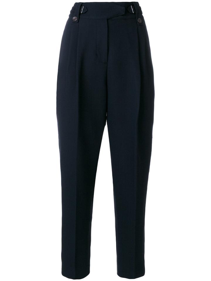 3.1 Phillip Lim Buckled-waist Pants - Blue