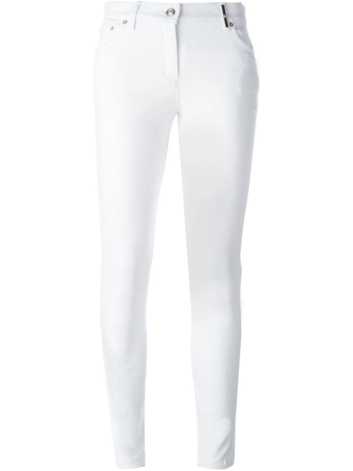 Kenzo Skinny Jeans, Women's, Size: 38, White, Cotton/spandex/elastane