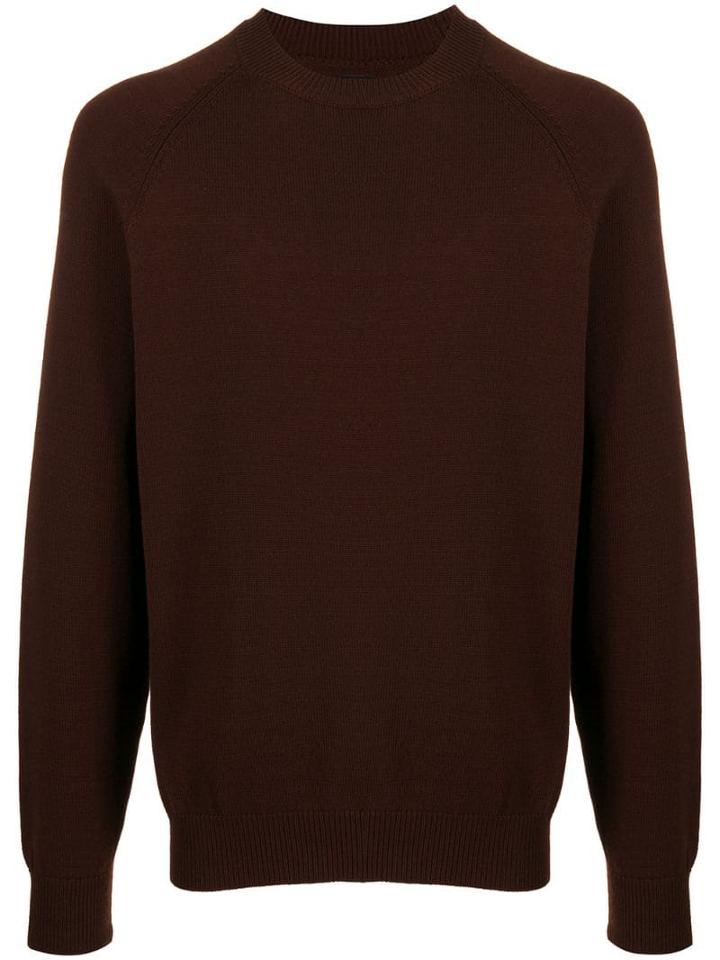 Batoner Funnel Neck Jumper - Brown