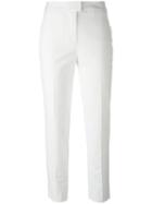 Piazza Sempione Cropped Pants, Women's, Size: 44, White, Cotton/spandex/elastane