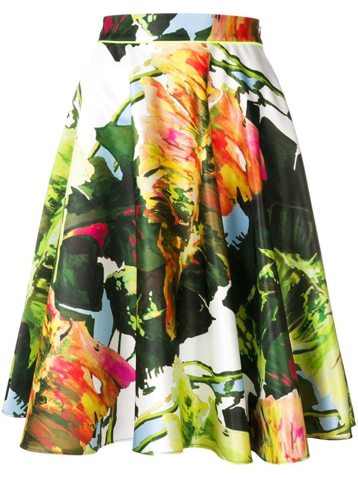 Blugirl Printed Midi Skirt - Green
