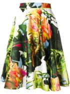 Blugirl Printed Midi Skirt - Green
