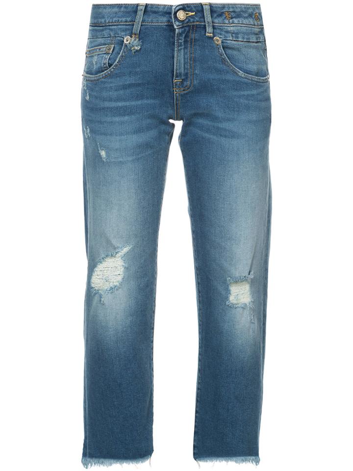 R13 Straight Boy Jeans - Blue