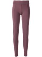 Le Tricot Perugia Skinny Trousers - Pink & Purple