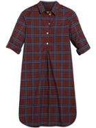 Burberry Check Tunic Dress - Red