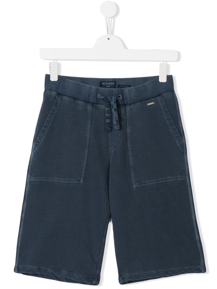 Woolrich Kids Bermuda Casual Shorts - Blue