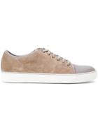 Lanvin Toe Capped Sneakers - Nude & Neutrals