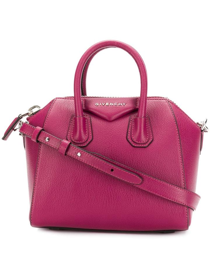 Givenchy Mini Antigona Tote - Purple