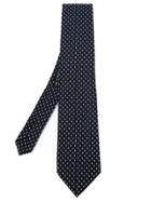 Etro Dotted Print Tie - Blue