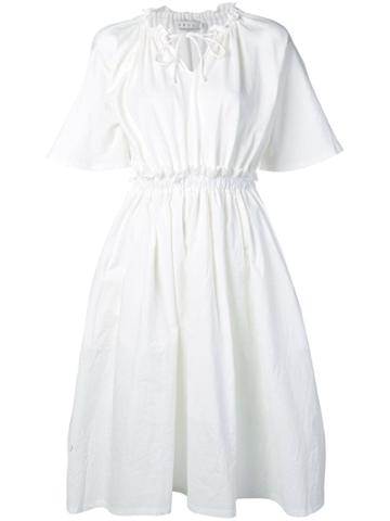 Neul Fitted Summer Dress - White