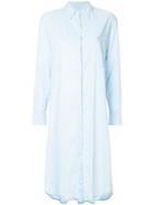 Macgraw Linear Shirt Dress - Blue