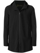 Herno Hooded Long Line Jacket - Black