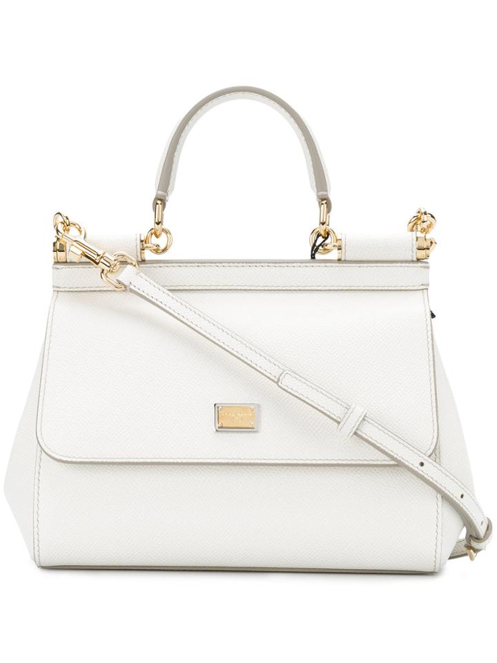 Dolce & Gabbana Sicily Handbag - White