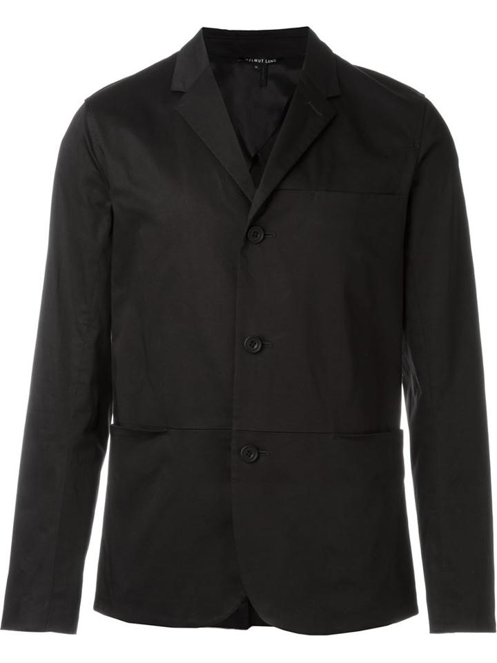 Helmut Lang Stitch Detail Single Breasted Blazer