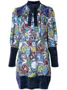 Anna Sui Printed Tunic Dress - Blue