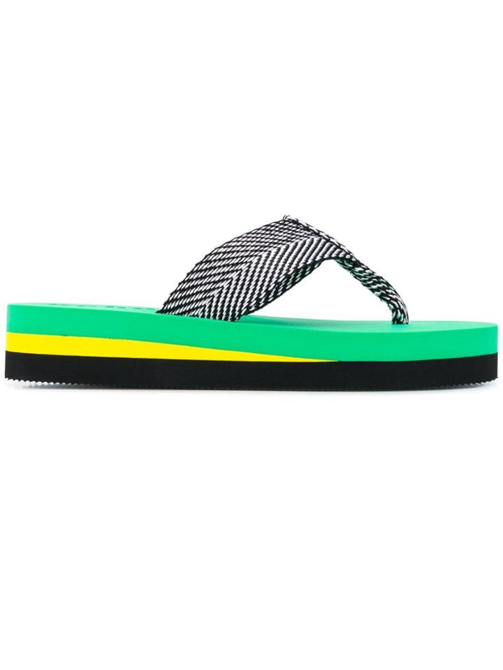 Proenza Schouler Platform Sole Flip-flops - Black