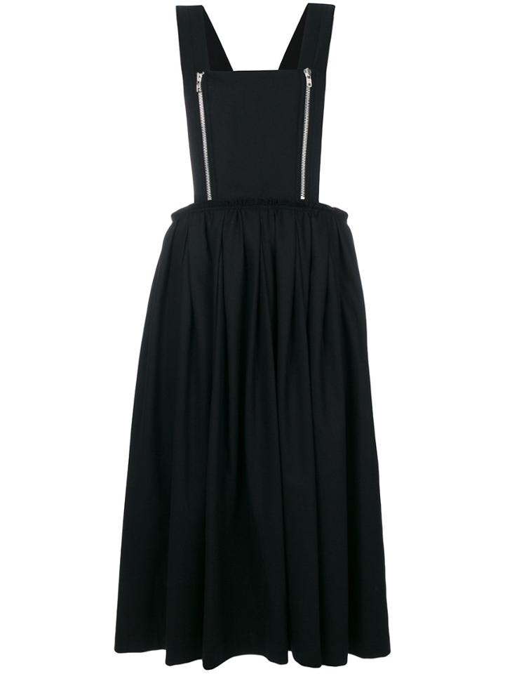 Comme Des Garçons Comme Des Garçons Flared Midi Dress - Black