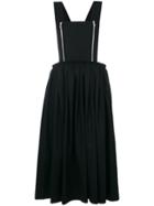 Comme Des Garçons Comme Des Garçons Flared Midi Dress - Black