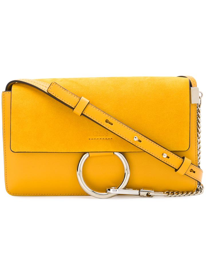 Chloé Faye Small Shoulder Bag - Yellow & Orange