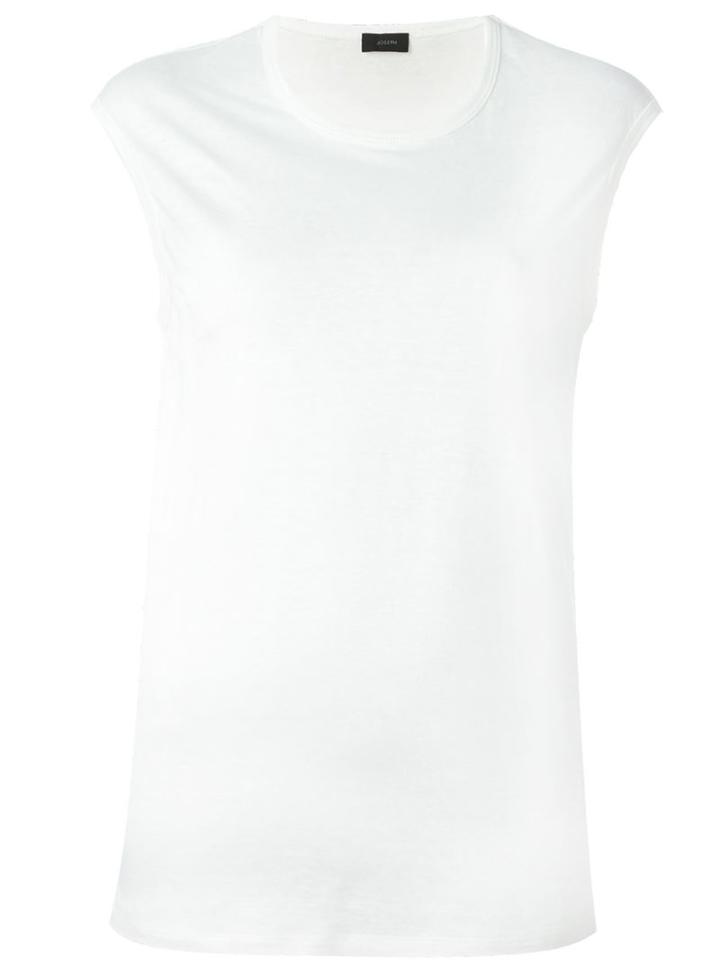 Joseph Debardeur Jersey Tank, Women's, Size: M, White, Linen/flax