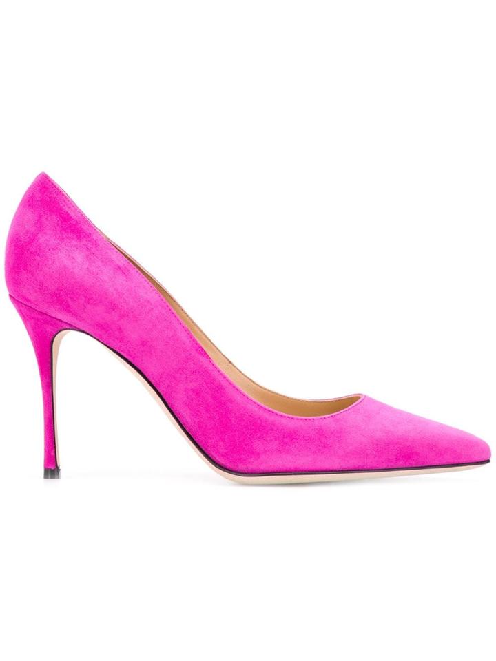 Sergio Rossi Godiva Pointed Pumps - Pink
