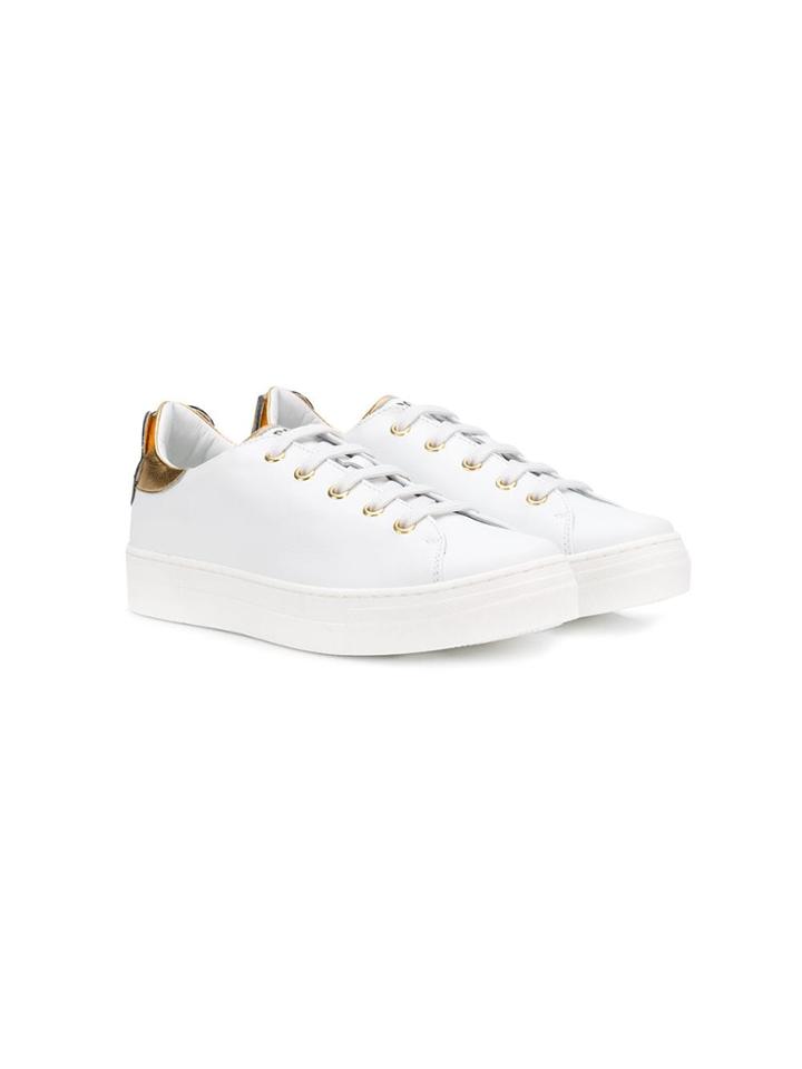 Moschino Kids Teen Low-top Teddy Sneakers - White