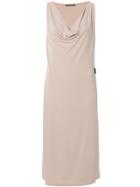 Alberta Ferretti Flared Midi Dress - Black