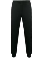 Les Hommes Mid Rise Tapered Trousers - Black