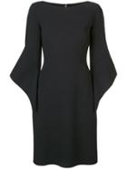 Michael Kors Collection Bell Sleeved Dress - Black