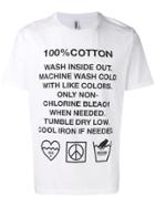 Moschino Underwear Label Print T-shirt - White