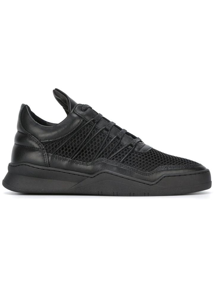 Filling Pieces Paneled Sneakers - Black