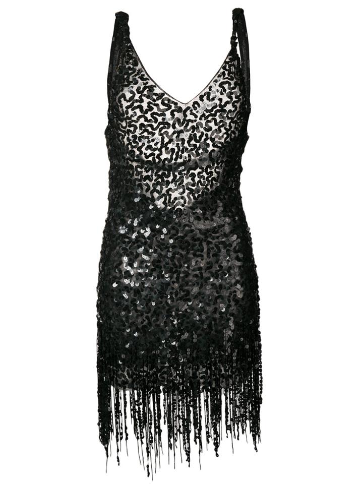 Attico Black Mini Dress