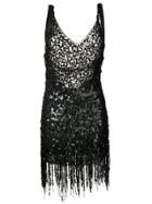 Attico Black Mini Dress