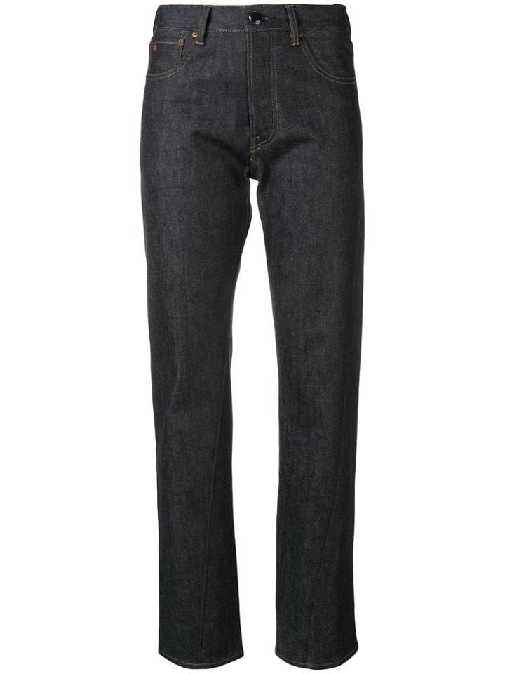 Victoria Beckham Twist Seam Jeans - Blue