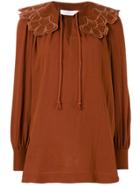 See By Chloé Rope Tied Blouse - Brown