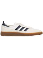 Adidas White And Navy Wilsy Spzl Leather Sneakers