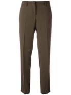 No21 Tailored Trousers, Women's, Size: 40, Green, Polyester