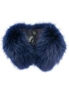 Mr & Mrs Italy Fluffy Shawl - Blue