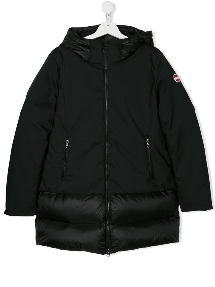 Colmar Kids Teen Dual-fabric Down Coat - Black