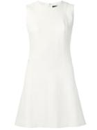 Theory Panelled Mini Dress, Women's, Size: 0, White, Polyester/polyurethane/spandex/elastane/viscose