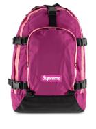 Supreme Logo Print Backpack - Pink