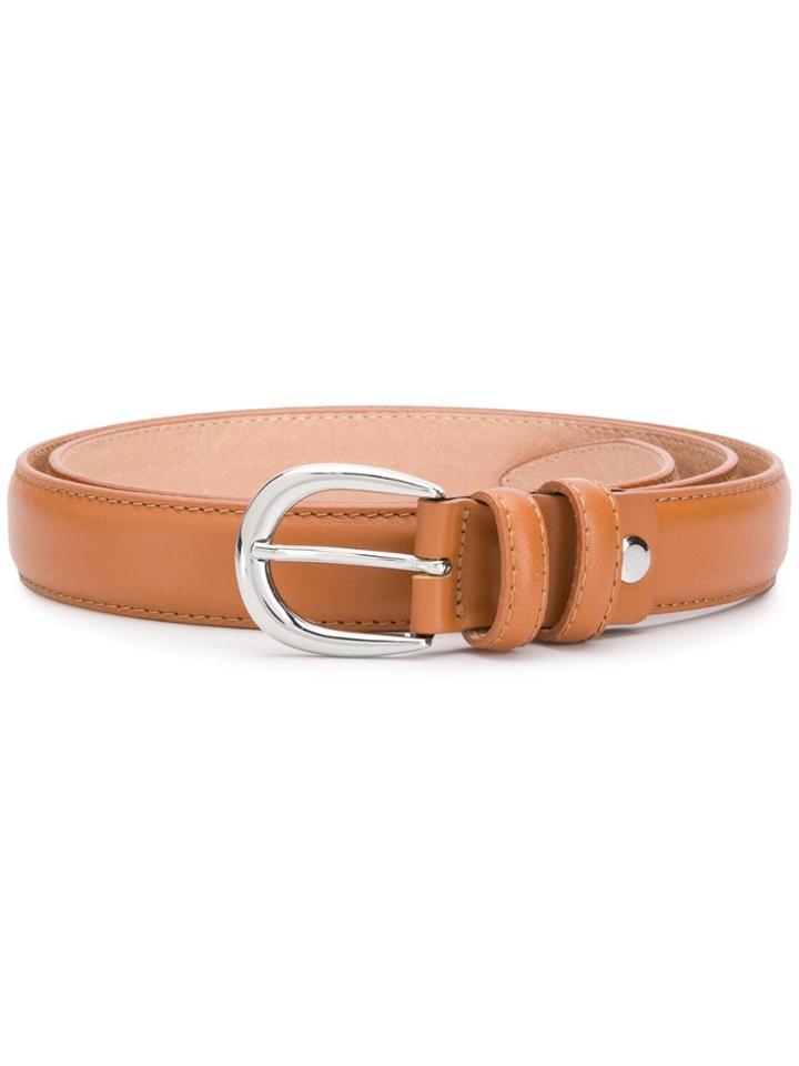 Séfr Rounded Buckle Belt - Brown