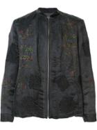 By Walid Embroidered Bomber Jacket - Black