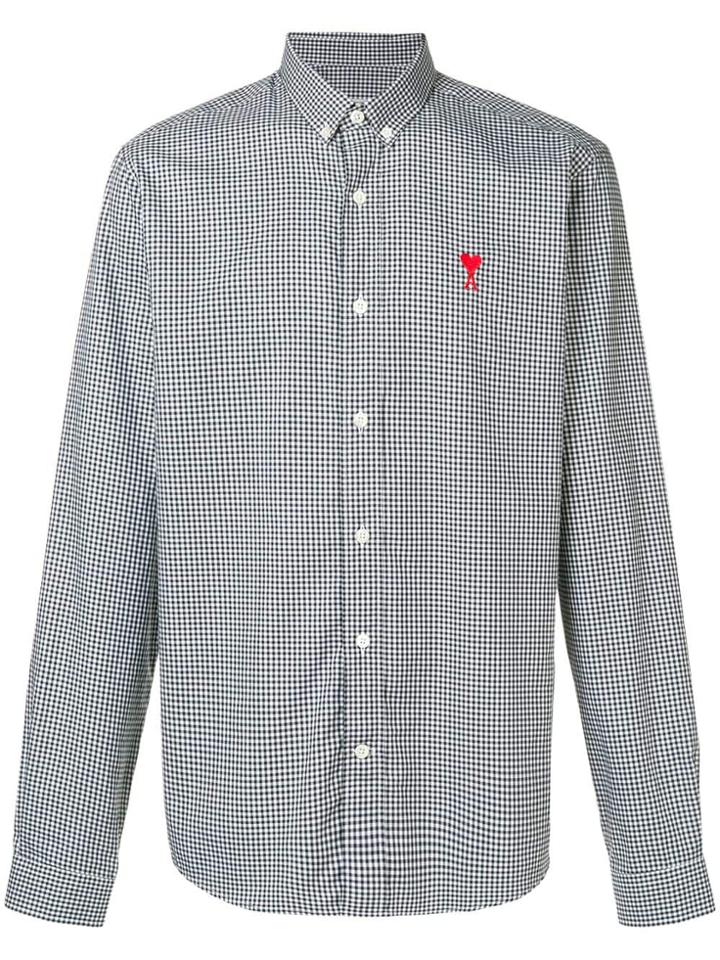 Ami Alexandre Mattiussi Ami De Coeur Button-down Shirt - Black