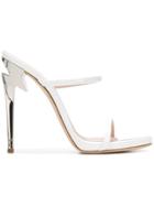 Giuseppe Zanotti Design G-heeled 120 Sandals - White