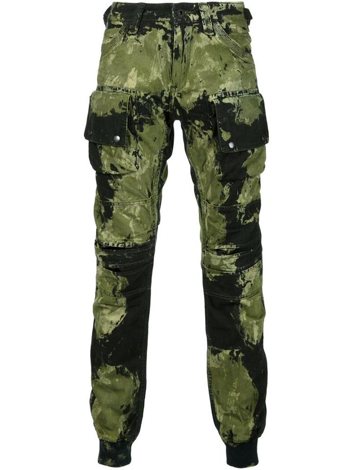 Prps 'kyoko Savoy' Trousers, Men's, Size: 38, Green, Cotton