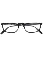 Montblanc Matte-finish Square Frame Glasses - Black