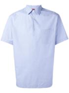 Barena Chest Pocket Shirt, Men's, Size: 46, Blue, Cotton/spandex/elastane